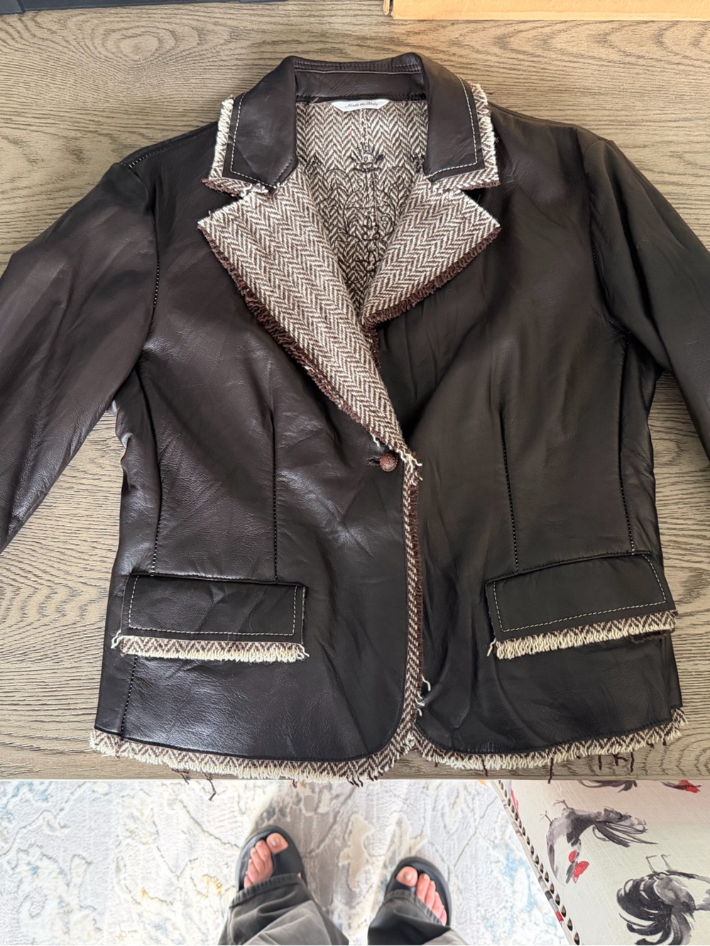 Forzieri Italian leather jacket